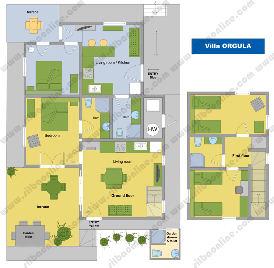 Villa Orgula — ground plan